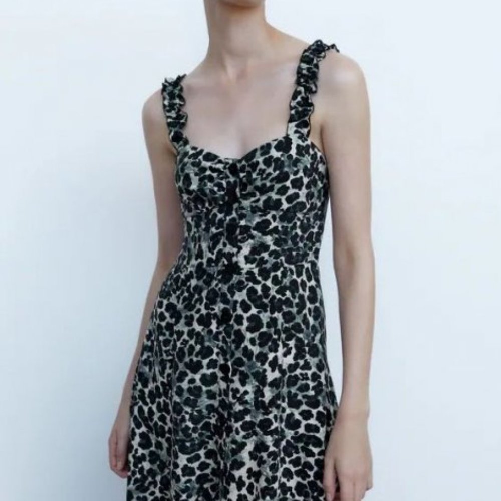 ZARA Animal Print Dress